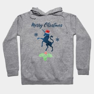 Christmas Unicorn Hoodie